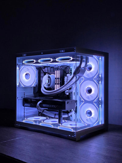 White RTX 5070ti Gaming PC┃Core i7 14700K ┃1TB NVMe┃32GB 7200MHZ - Default Title