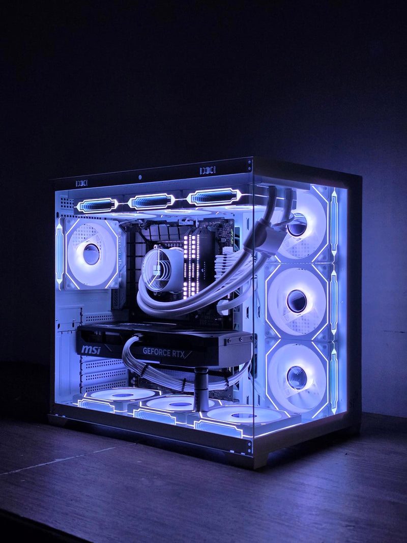 High-End|White RTX 5070ti Gaming PC┃Core i7 14700K ┃1TB NVMe┃32GB 7200MHZ
