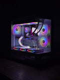High-end|White RTX 5070 Gaming PC┃Ryzen 7 9800X3D┃1TB NVMe┃32GB 6400MHZ CL32