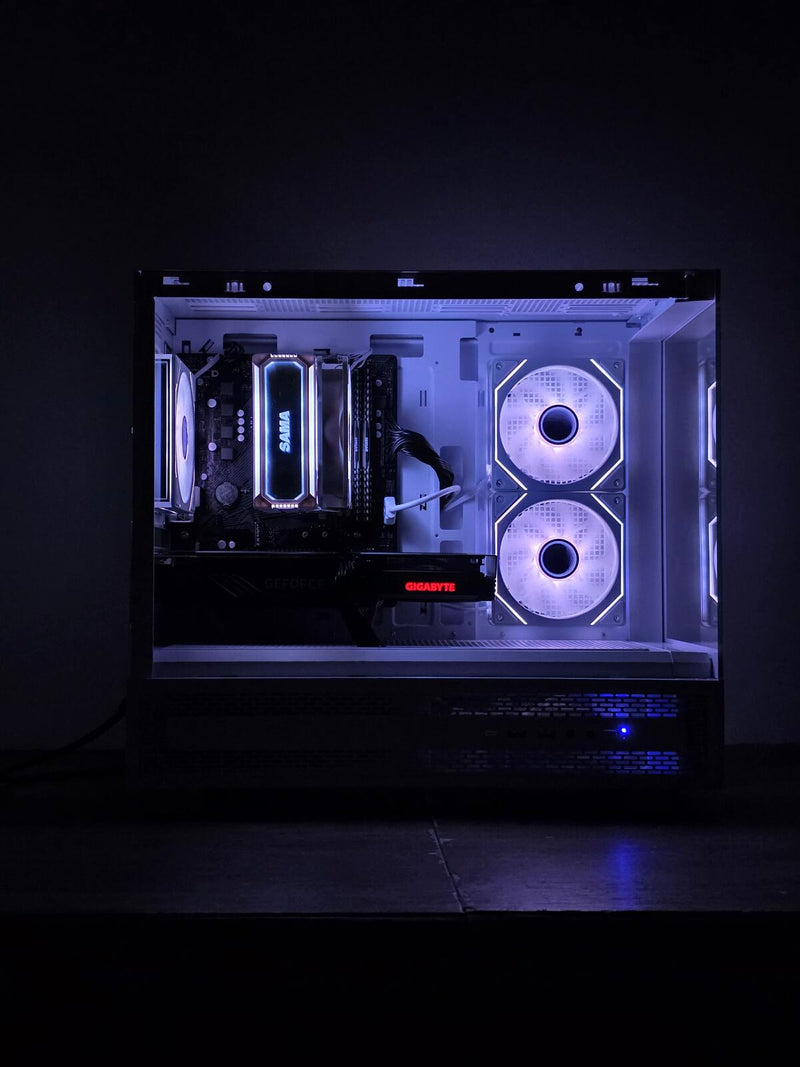 Mid-range|White RTX 4060 Gaming PC┃Ryzen 7 3700x┃16GB DDR4┃WIFI + Bluetooth
