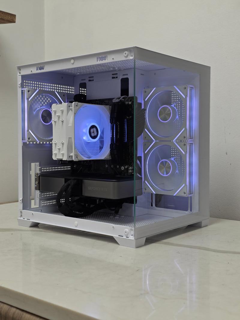 Mid-Range|White RTX 3070 Gaming PC┃Ryzen 5 5600┃16GB DDR4┃WIFI + Bluetooth